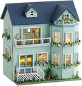 DIY Miniature House Kit, CUTEROOM Wooden Dollhouse Kit Mini House Making Kit by CUTEROOM