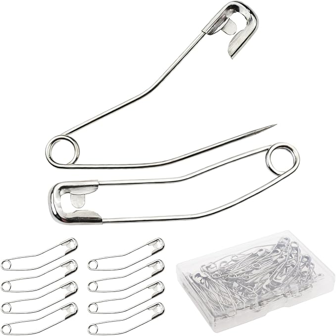 Quilt Safety Pin Curve 1.5 inch Sewing Supply Large Curve Safety Pin Quilt by Unknown