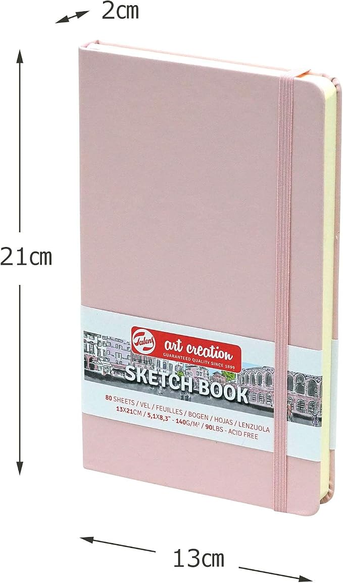 Tarens T9314-012M Art Creations Sketchbook, Drawing Notebook, 5.1 x 8.3 inches - Image 3