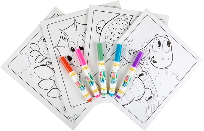 Crayola Color Wonder Prehistoric Pals, Dinosaur Coloring Pages, Mess Free - Image 5
