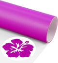 3D Puff Vinyl Heat Transfer Purple by TransWonder