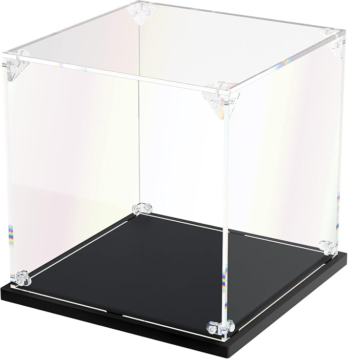 3MM Clear Acrylic Display Case Self Assemble Display Case by dofopo