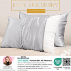 PROMEED 100% Mulberry Silk Pillowcase King - Image 2