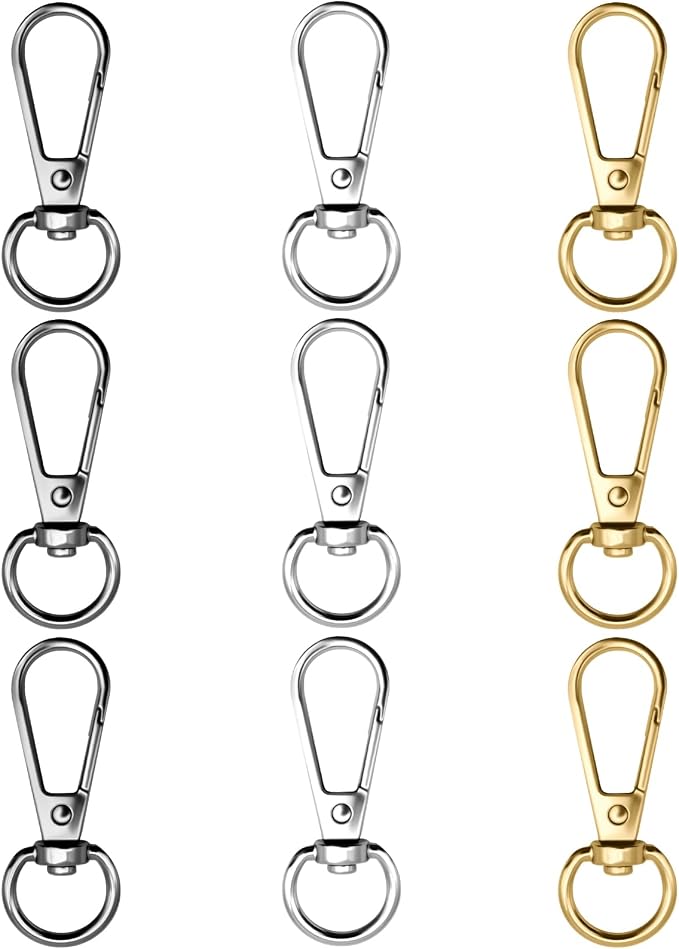 12pcs Swivel Push Gate Snap Hooks Clasps by TiSuit