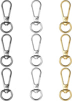 12pcs Swivel Push Gate Snap Hooks Clasps by TiSuit