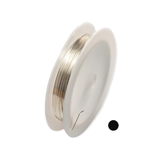 925 Sterling Silver Wire, 24 Gauge, Half Hard, 25FT by Craft Wire | Sterling by CRAFTWIRE