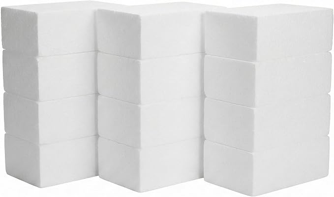 Silverlake 6x4x2 Craft Foam for Styrofoam Block Projects by SilverlakeCraftFoam