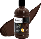 Artecho Burnt Umber Acrylic Paint 500ml / 17oz Large Bottle | Semi Glossy Finish by Artecho