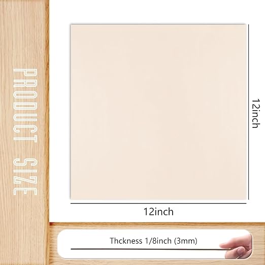 36 Pack Basswood Sheets Plywood Board 1/8 Inch Unfinished Wood, 3mm Plywood - Image 5