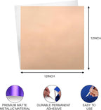 Matte Metallic Vinyl Permanent, 9 Sheets 12"x12" Metallic Vinyl Matte Finish - Image 4