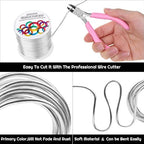 Anezus 12 Gauge Aluminum Wire 100 Feet - 2mm Metal Armature Bendable Sculpting - Image 5