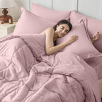 JOLLYVOGUE Twin XL Comforter Set, Ultra-Soft Bed in a Bag Twin XL Size 5 Pieces - Image 6