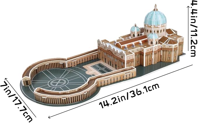 Architecture World Famous of 3D Puzzle.Build Your Own Collection of 17 Global - Image 2