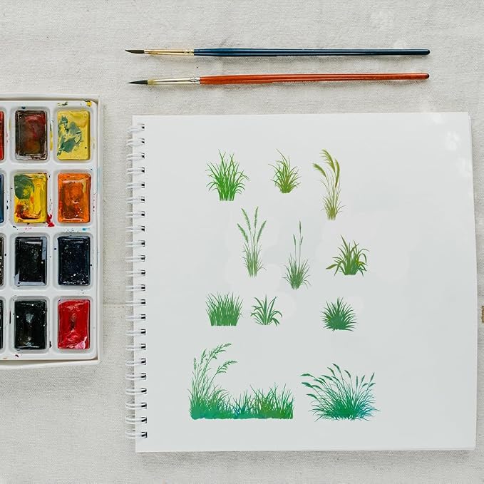 GLOBLELAND Grass Silhouette Clear Stamps - Image 8