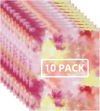 FUNKAKA Tie Dye HTV Heat Transfer Vinyl Bundle, 10 Sheets HTV Vinyl by FUNKAKA