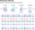 Iridescent Mosaic Tiles 200 Pieces Stained Glass Tile Pieces - Image 4