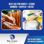 Pro Grade 1" Chip Brushes, Disposable Paint Brushes, - Image 4