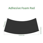 8Pcs Black EVA Foam Pad 6in x 6in x 1/8in High Density Closed Cell Foam Sheet - Image 2