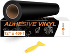 HTVRONT Black Permanent Vinyl, Silhouette, Cameo Cutters, Scrapbooking by HTVRONT