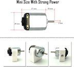EUDAX 6 Set Rectangular Mini Electric 1.5-3V 24000RPM DC Motor - Image 6