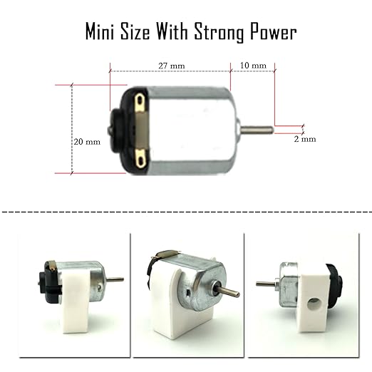 EUDAX 18 Set DC Motors Kit, Mini Electric 1.5-3V 24000RPM Hobby Motor - Image 3