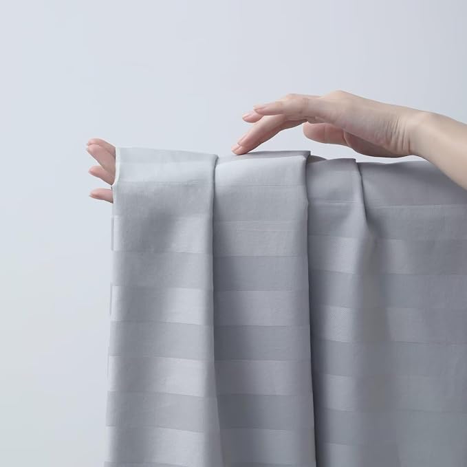 2-Pack Cotton Queen Flat Sheet Only, 600 Thread Count 100% Egyptian Cotton Top - Image 4