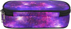 ANANGTEE Purple Galaxy Unicorn Pencil Case Pouch - Image 2