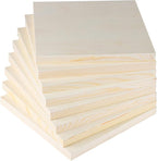 ADXCO 8 Pack Wood Panels 10 x 10 Inch Unfinished Wood Canvas Wooden Panel Boards - Image 4