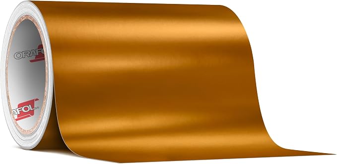 ORACAL 651 Gloss Metallic Copper Permanent Vinyl Tape Roll – Premium Adhesive by Orafol