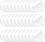 Jetec 30 Pcs 4.5 Inch Acrylic Circle Blanks Clear Disc Round Transparent by Jetec