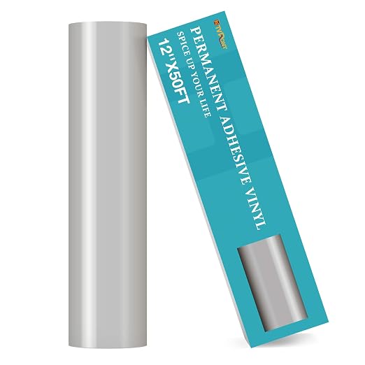 HTVRONT Silver Permanent Adhesive Vinyl Roll by HTVRONT