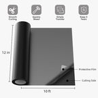 Black Permanent Vinyl for Cricut Cutting Machine, Waterproof, Durable Black - Image 4