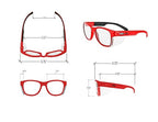 MAGID Y50 Safety Glasses for Construction | Red Frame — 24-Pack, ANSI Z87.1+ - Image 7