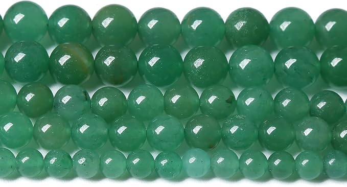32pcs 12mm Natural Green Aventurine Beads Semi Precious Round Smooth Gemstones - Image 2