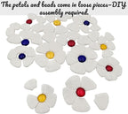 Esweny 12 Flower Stained Glass Mosaic Tiles - Image 2