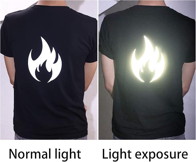 Reflective Heat Transfer Vinyl Reflective HTV Vinyl Rolls Reflective Silver - Image 5