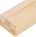 MECCANIXITY 6Pcs Basswood Sticks, 1/2" x 1/2" x 16" Square Wooden Dowel Rods by MECCANIXITY