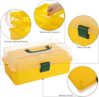 BTSKY 3-Layer Plastic Dividing Storage Box Craft Organizer - Image 4