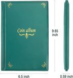 150 Pockets Coin Album, Penny Collecting Book, Souvenir Coins Collection Holder - Image 7