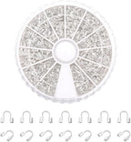 PH Pandahall Wire Guardian 540pcs Brass Wire Guards Wire Cable Protector U by PHPandaHall
