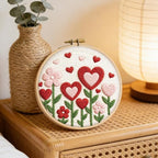INFUNLY Heart Flower Punch Needle Kit - Image 6