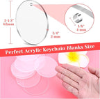 Audab Acrylic Keychain Blanks - Image 4