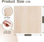 Balsa Wood Sheet, 24 Pack Plywood Sheets, Basswood Sheets 12X12X1/16 Inch - Image 4