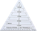 Fayelume 60 Degree Triangle Ruler, Acrylic Triangle Quilting Ruler, High by Unknown