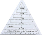 Fayelume 60 Degree Triangle Ruler, Acrylic Triangle Quilting Ruler, High by Unknown