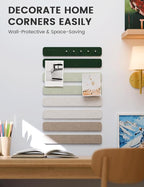 Fluxynara Cork Board Alternative Felt Strip Board 8-Pack 13"x2", Office Pin - Image 4