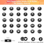 ARTDOT 800 Pieces Assortment Letter Beads - Image 4