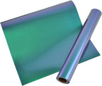 Chameleon HTV Heat Transfer Vinyl, Iron On Vinyl Purple to Green 12" x6ft | - Image 2