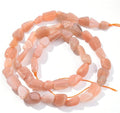 HAAMIIQII Natural Sunstone Pebble Stone 5-8mm Small Irregular Freeform Tumbled by HAAMIIQII
