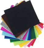 42pcs Felt Fabric Sheet 4"x4" Assorted Color DIY Craft Squares Nonwoven 1mm - Image 8